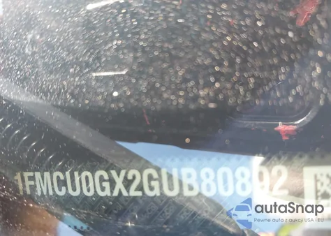 2016 Ford Escape Se из США, поврежденный, VIN 1FMCU0GX2GUB80892